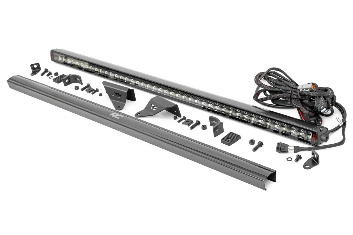 Rough Country Led Light Kit 82041 | Upper Windshield 40" Spectrum Single Row | 2021+ Ford Bronco 1
