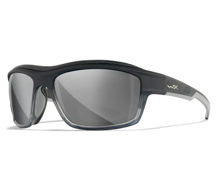 Wiley X Ozone Grey Silver Flash Lens Matte Charcoal 1