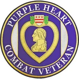Patch Purple Heart Vet 1