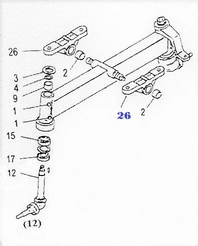 Sfcps-4151 Center Pin Support Front Axle 2