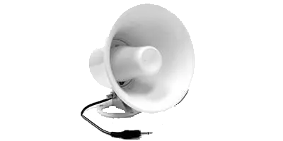 White Weatherproof Cb Pa Horn - 10 Watt 1