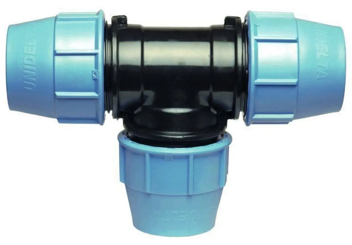 Compression 16-17Mm Pipe Fitting - Tee 1