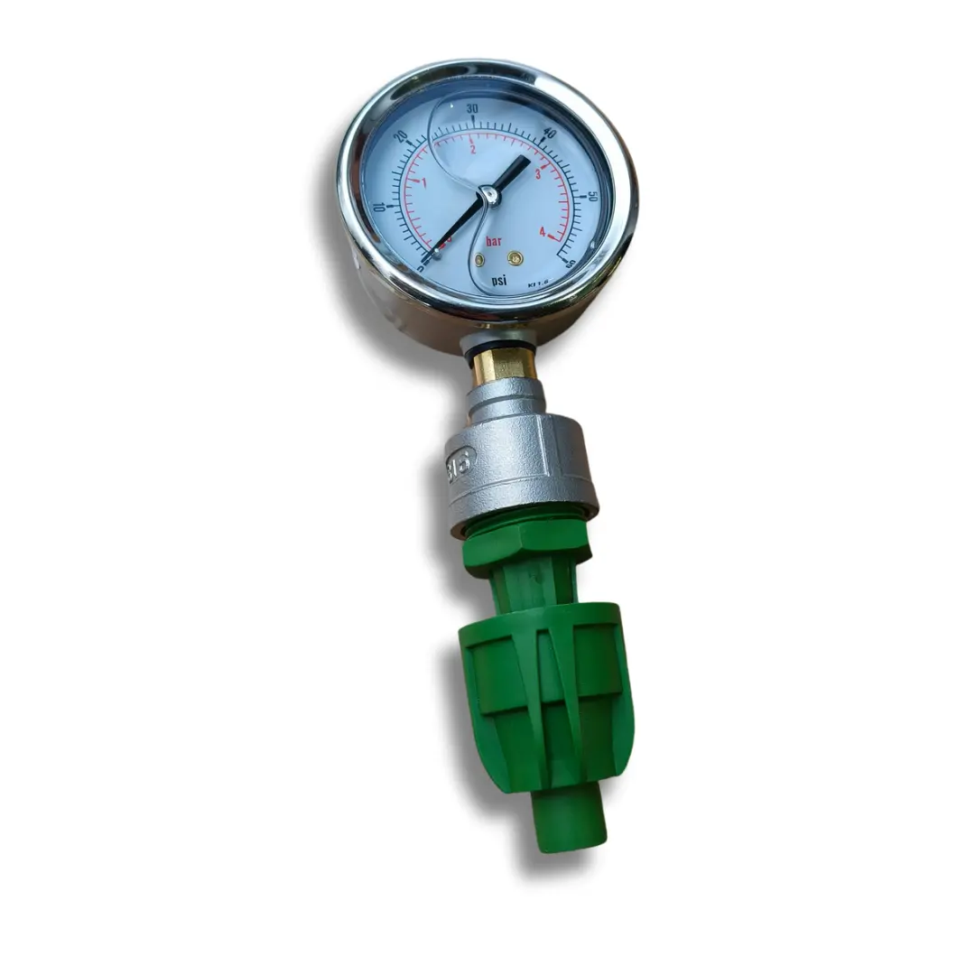 Floraflex Pressure Gauge + Floraflex Male Adaptor 1