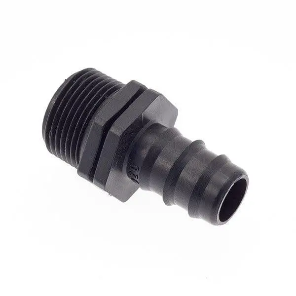Threaded To Barbed Hose Tail 1
