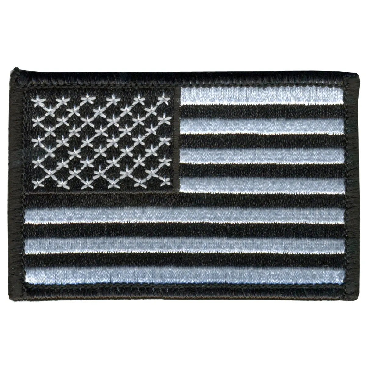 American Flag Black-White Black And White 3 Inch 1