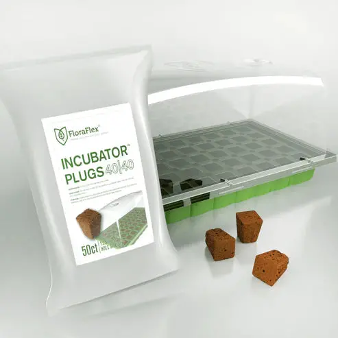 Floraflex Propagator / Incubator Kit + 50 Coco Plugs 1