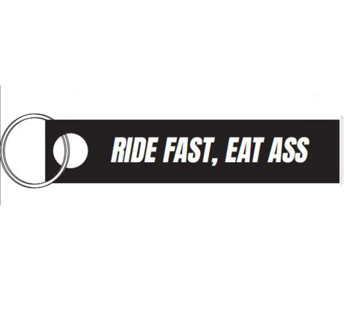 Motorcycle Key Chain - Ride Fast, Eat Ass 1