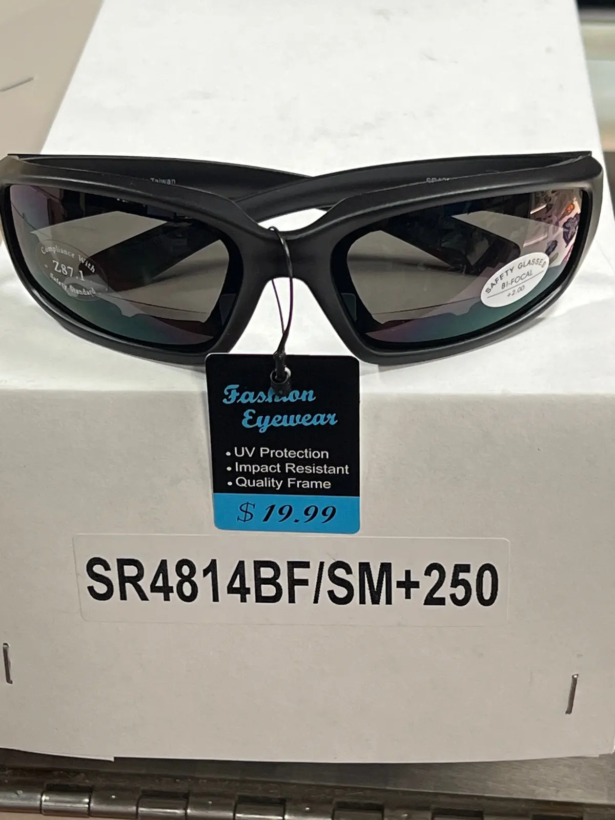 Kicker Anti-Fog Safety Glasses with Integrated Bifocal Lenses
