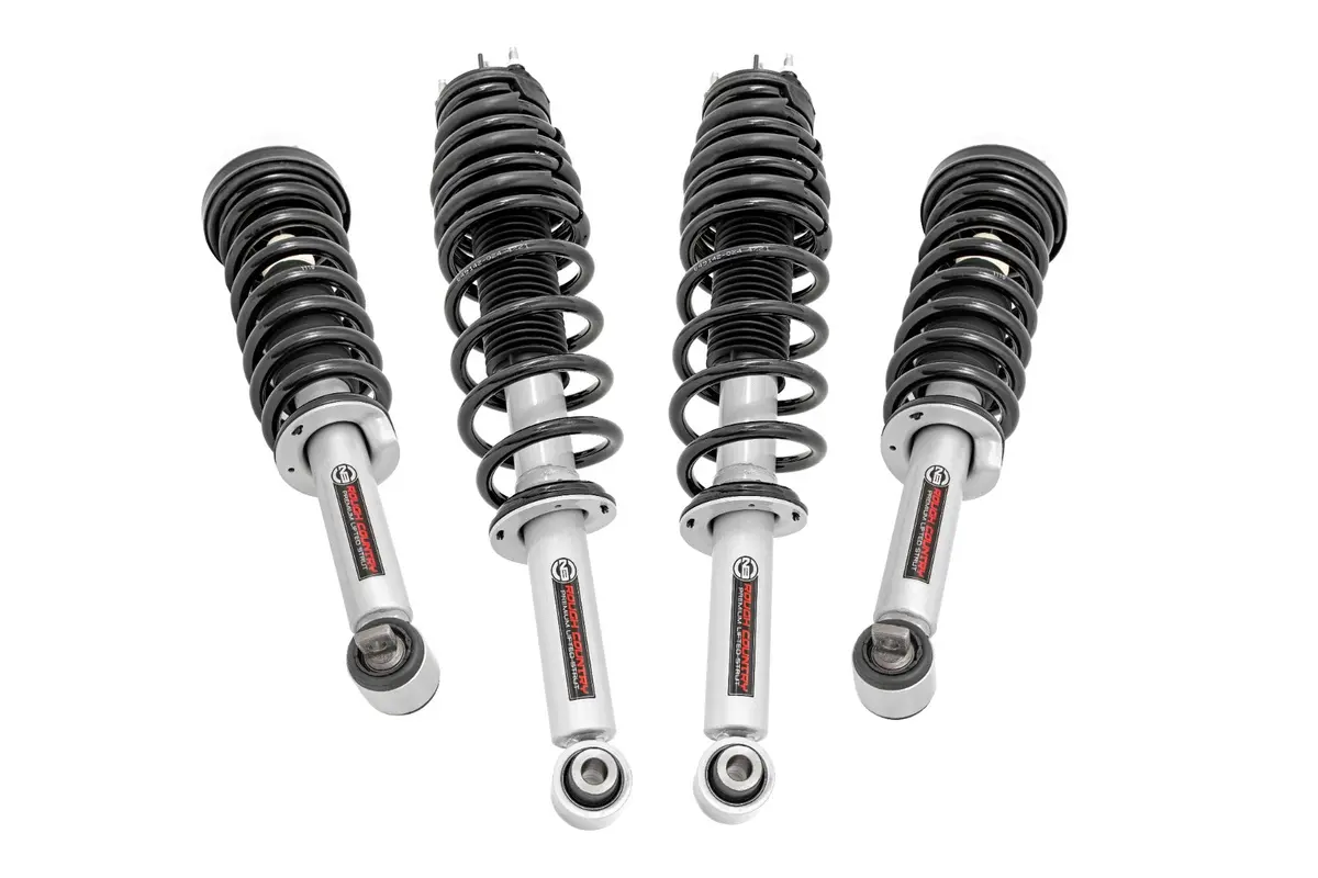 Rough Country 2 Inch Lift Kit | Lifted Struts | Ford Bronco 2021+ - 591141 1