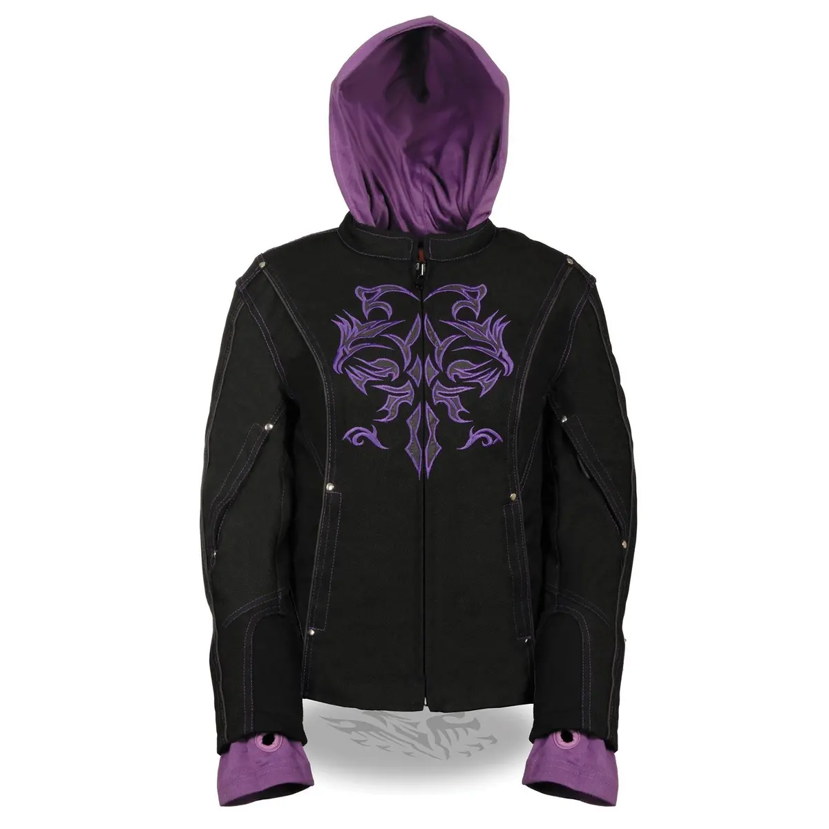 Ladies 3/4 Textile Jacket Reflective Tribal 1