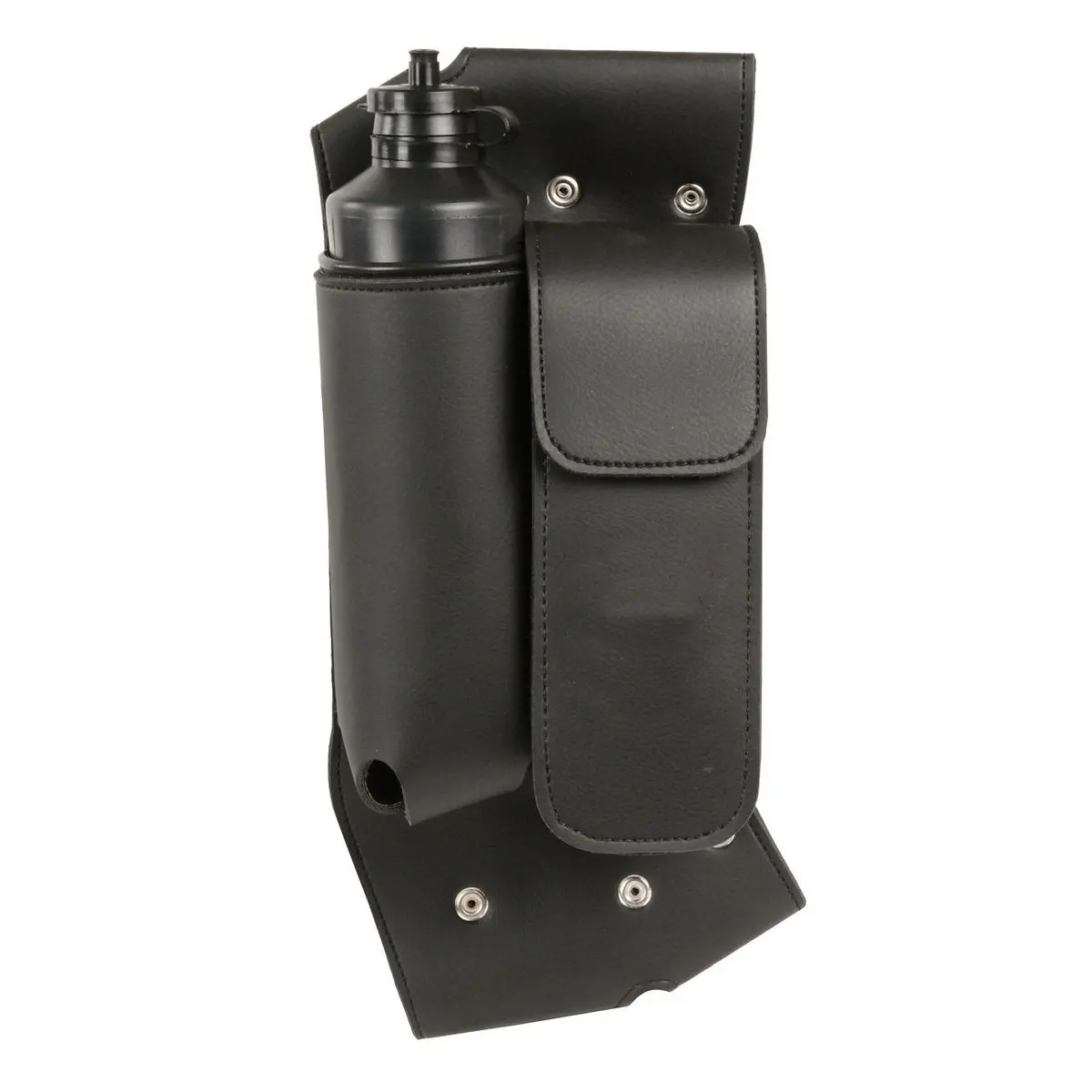 Milwuakee Leather Crash Bar Bottle Holder Right 1
