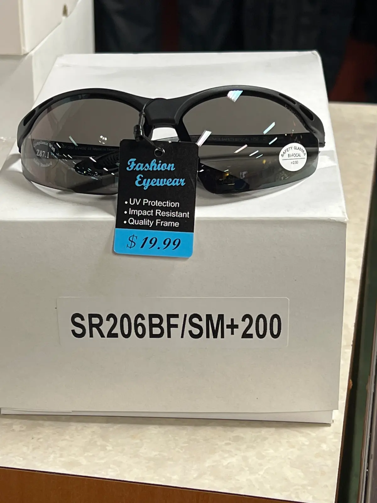 Protective Bifocal Safety Glasses with Precision Blade Design