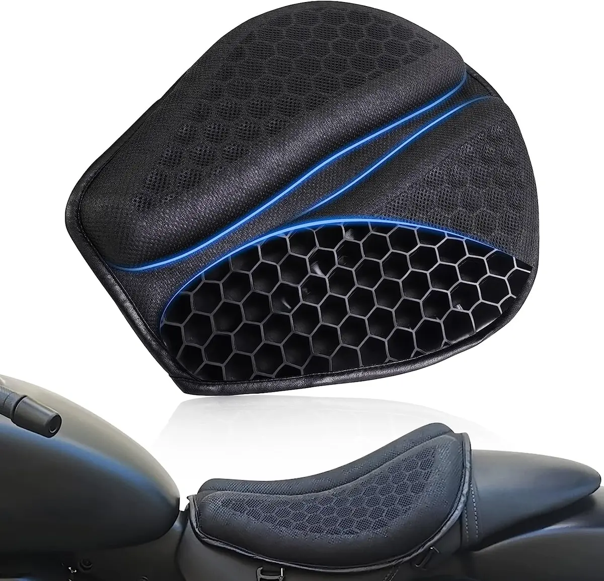 Foldable Motorcycle Gel Seat Cushion 1