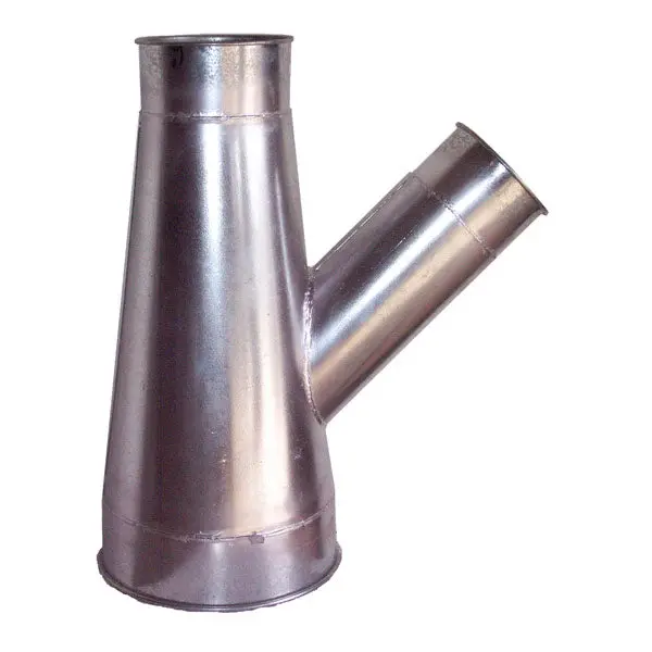 Stainless Steel Single Branch For Clamp Together Ducting (45 Degree) 1
