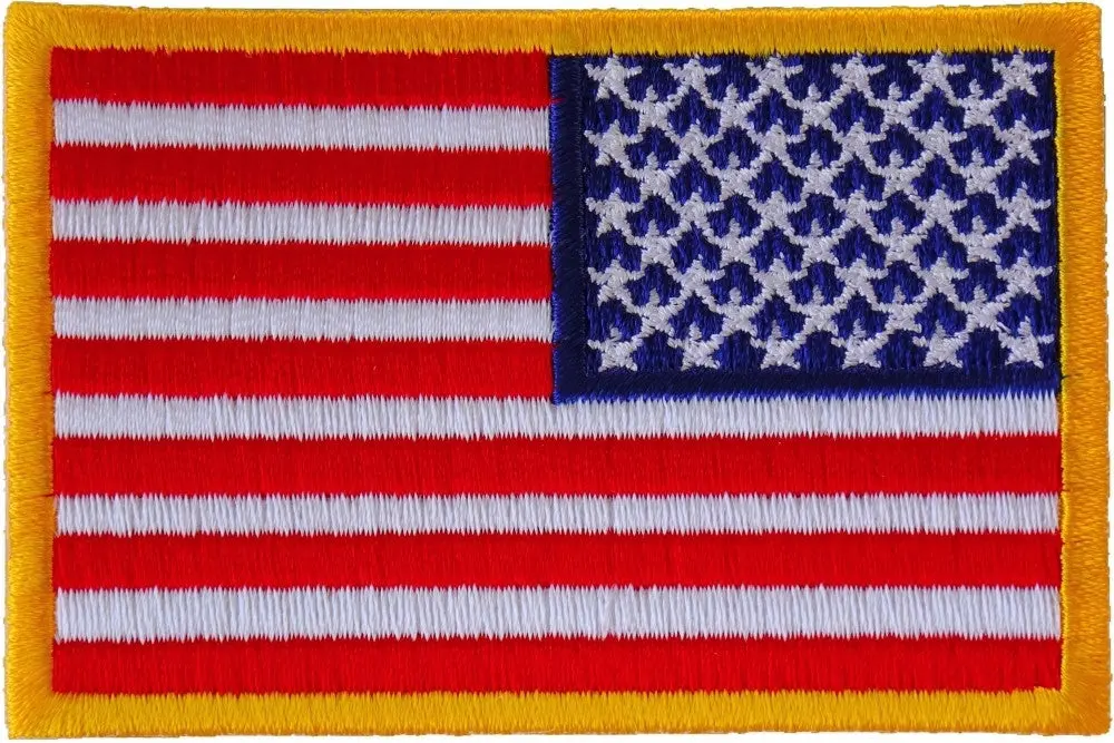 Reversed American Flag Patch 1