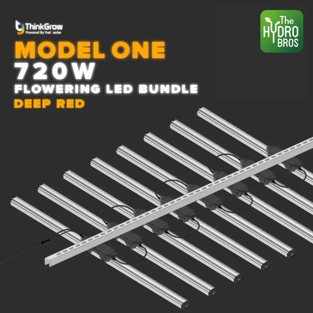 Thinkgrow Model One 720W Flowering Led Bundle (Deep Red) 1