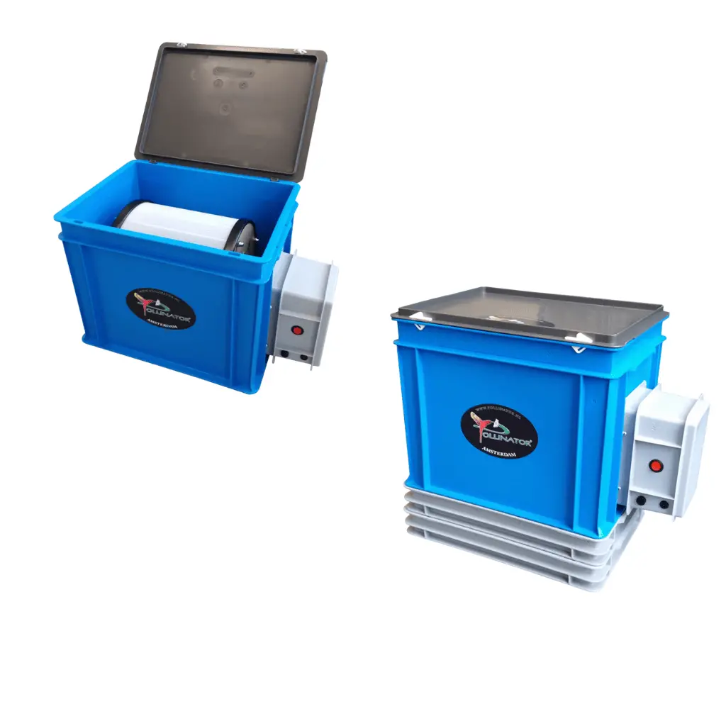 Pollinator P150 Dry Sifting Machine | Standard & Bottomless Tumbler 1