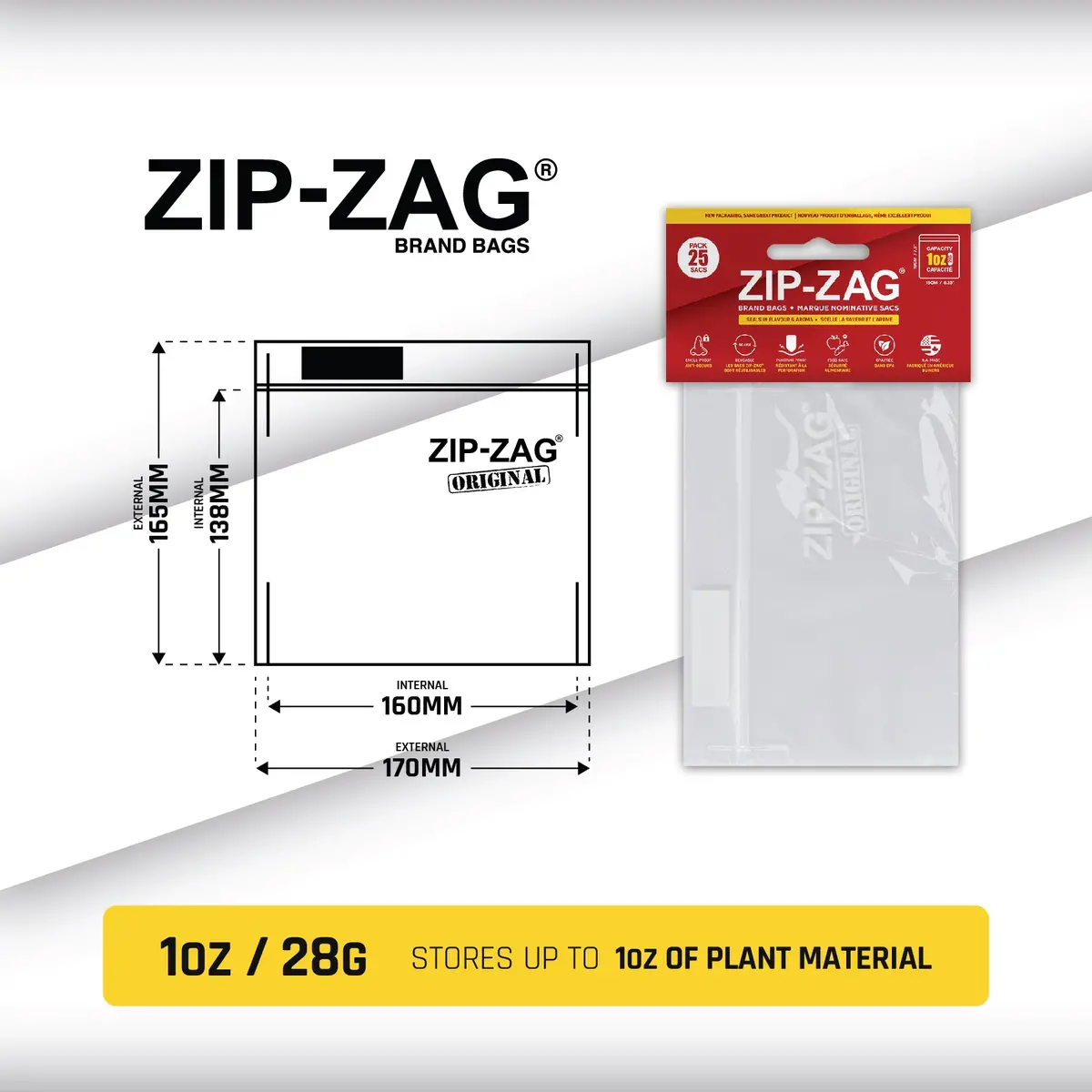 Zip-Zag Brand Smellproof Bags 1