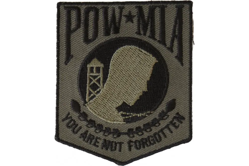 Pow Mia Subdued Green Patch - 2.5X3 Inch 1