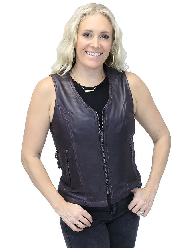 Ladies Roxo Buckled Vest 1