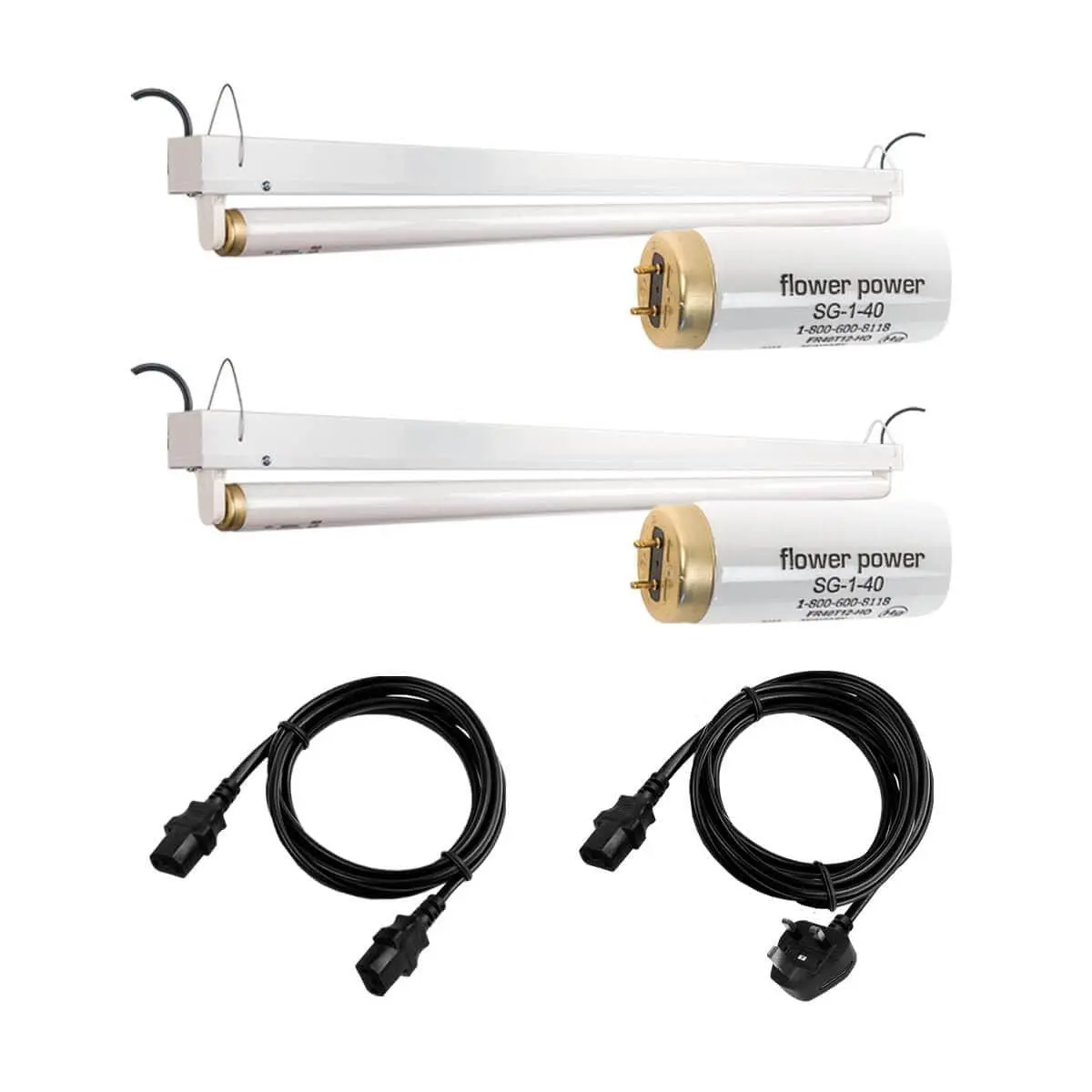 Solacure Flower Power Uvb Complete Grow Light - 1M Dual Kit 1