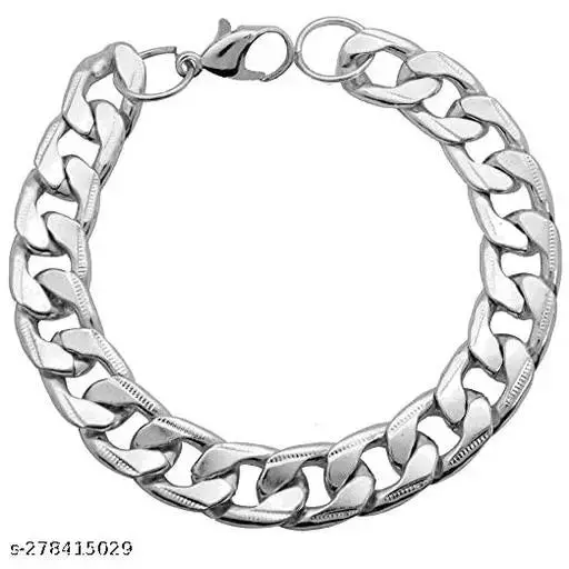 Mc Brushed Ss Chain Bracelet Medium 1