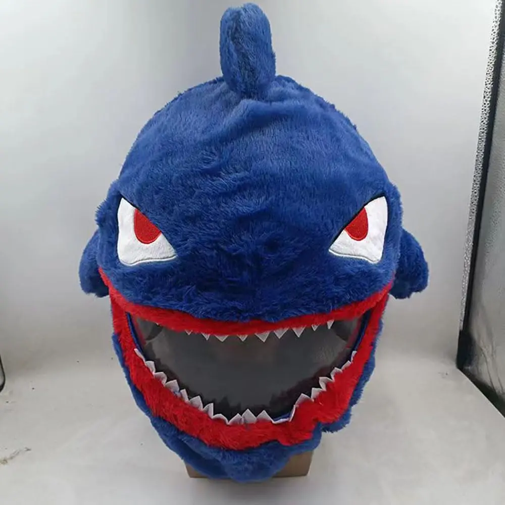 Helmet Cover - Blue Fish 1