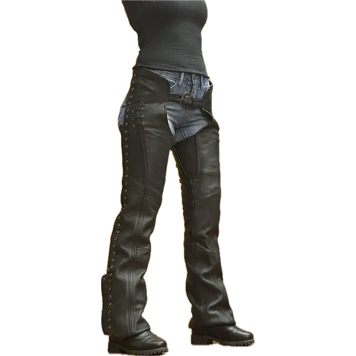 Ladies Side Rivet Chaps 1