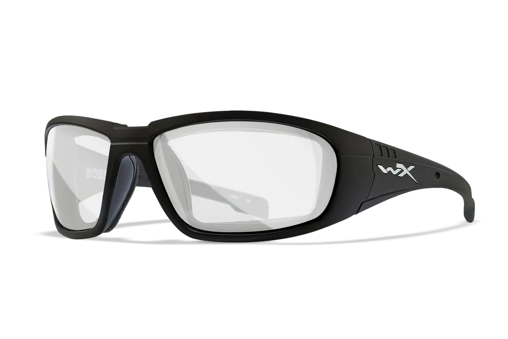Boss Clear Lens Matte Black Frame 1