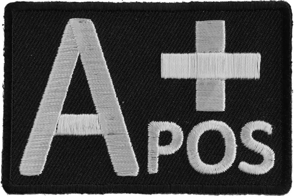 Blood Id Patch - A Positive 1