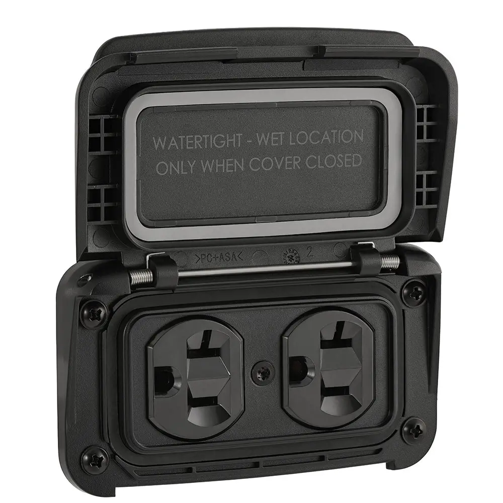 Scanstrut Ventura Series Dual Ac Outlet - 125V - 20A [Sc-V-P1] 1