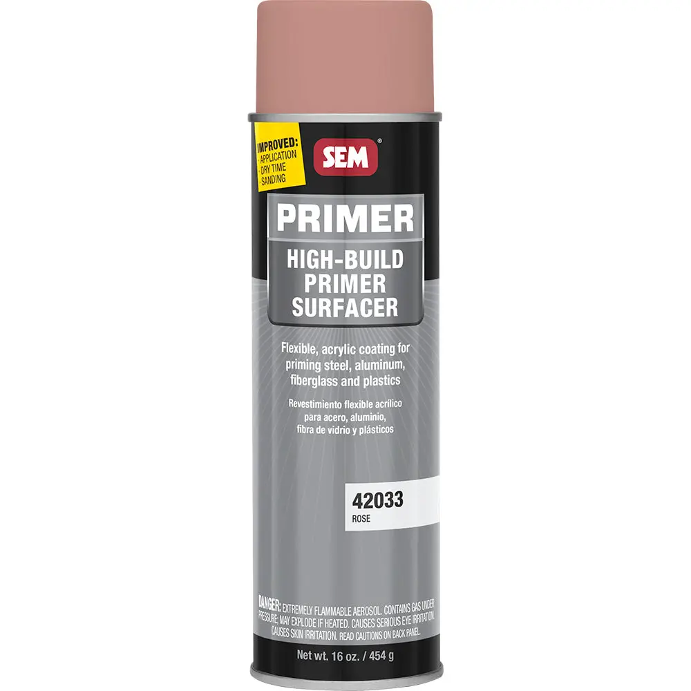 Sem High-Build Primer Surfacer - 20Oz Aerosol Can - Rose [42033] 1