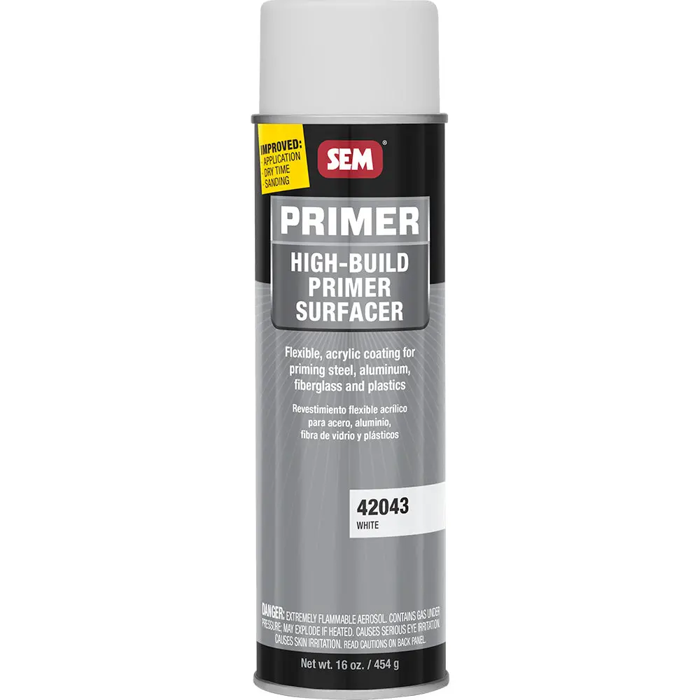 Sem High-Build Primer Surfacer - 20Oz Aerosol Can - White [42043] 1