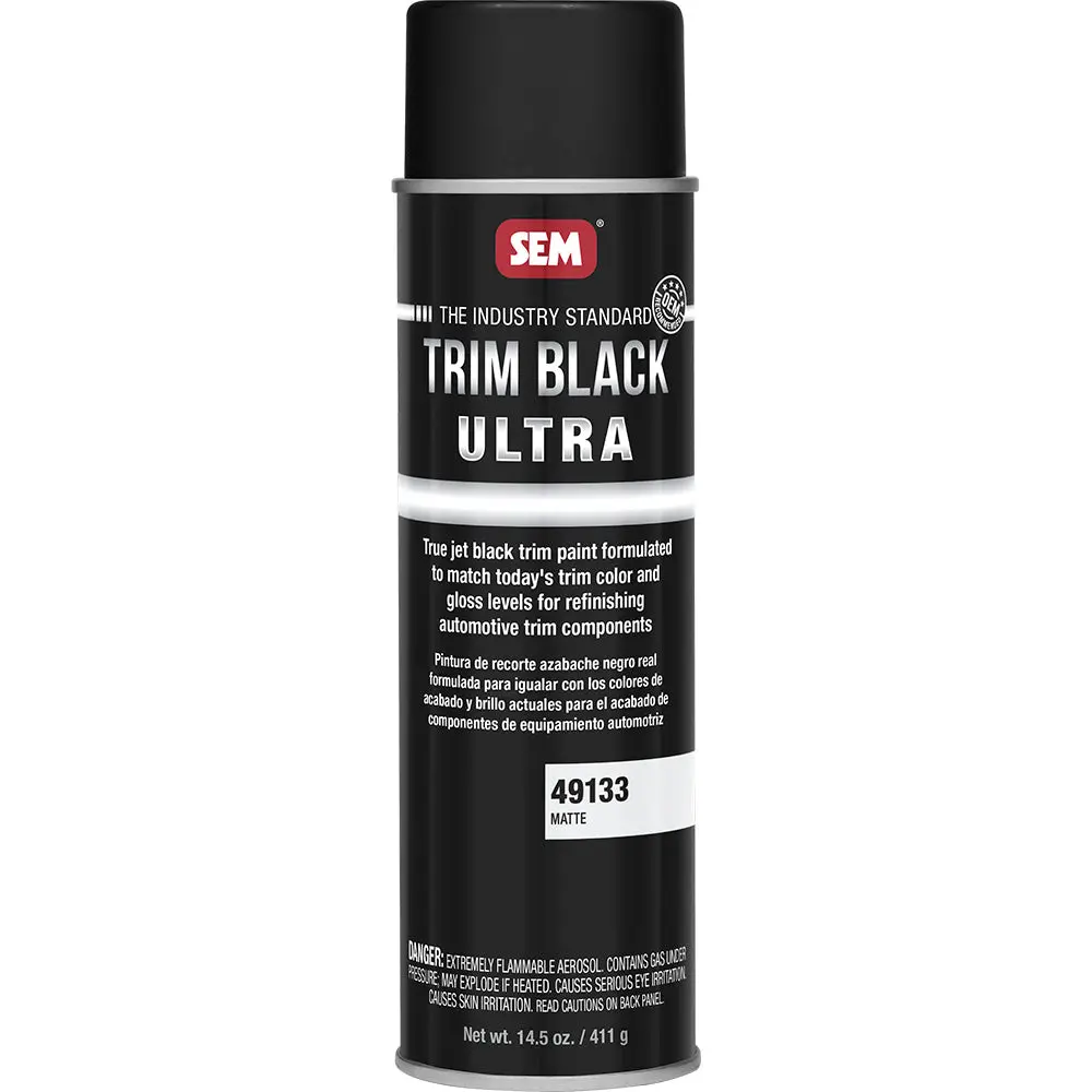 Sem Trim Black Ultra - 20Oz Aerosol Can - Matte Finish [49133] 1