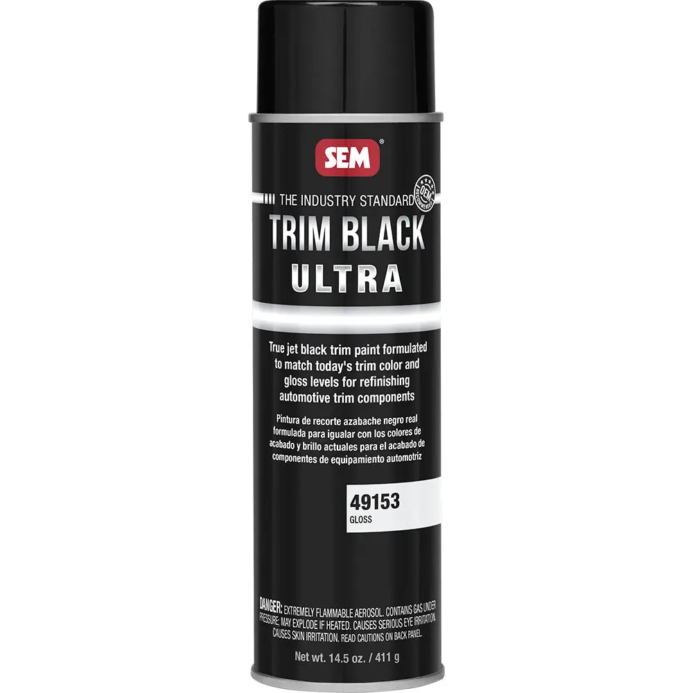 Sem Trim Black Ultra - 20Oz Aerosol Can - Gloss Finish [49153] 1