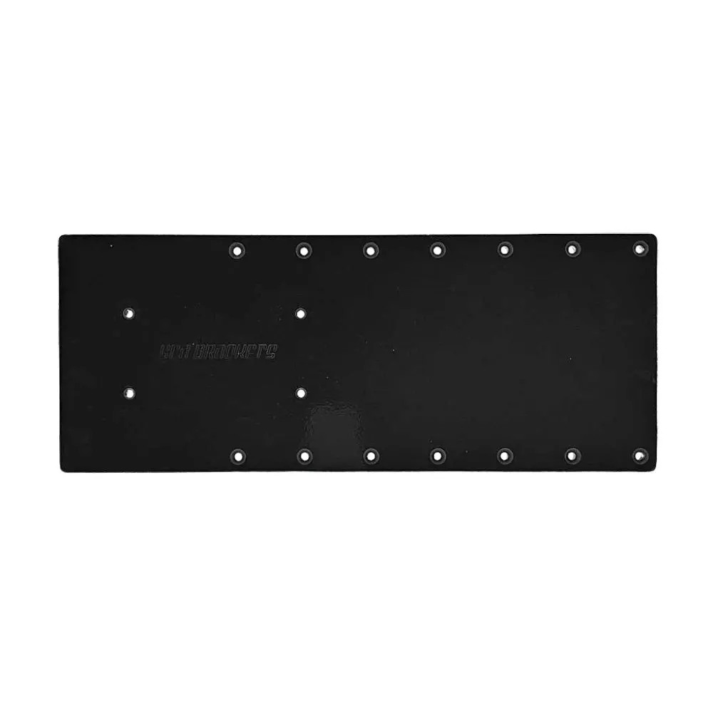 Sea Brackets 18" Straight Trolling Motor Plate F/Garmin Kraken - Black [Sea2302-Blk] 1