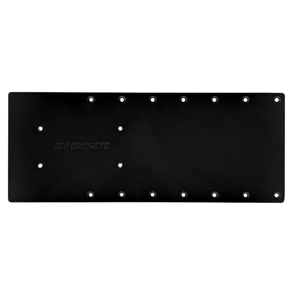 Sea Brackets 20" Straight Trolling Motor Plate F/Garmin Kraken - Black [Sea2303-Blk] 1