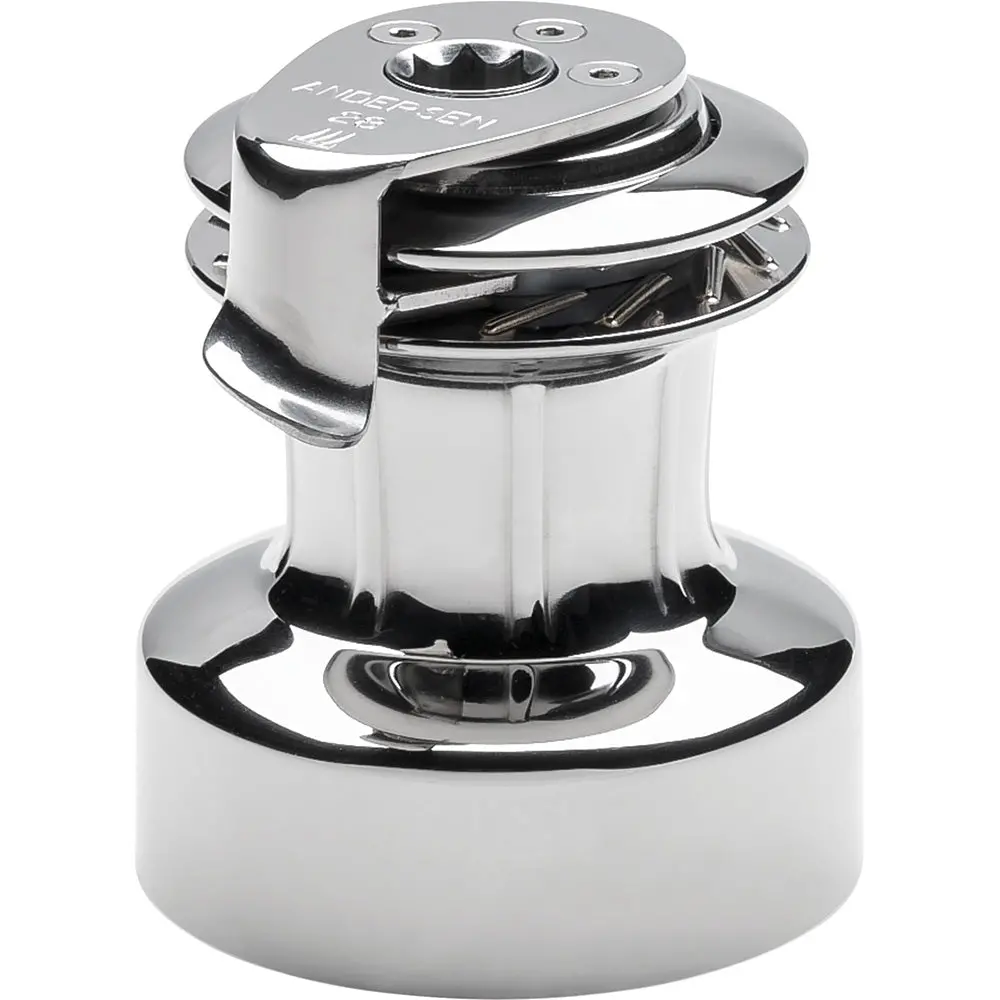 Andersen 28 St Fs  - 2-Speed Self-Tailing Manual Winch - Full Stainless Steel [Ra2028010000] 1