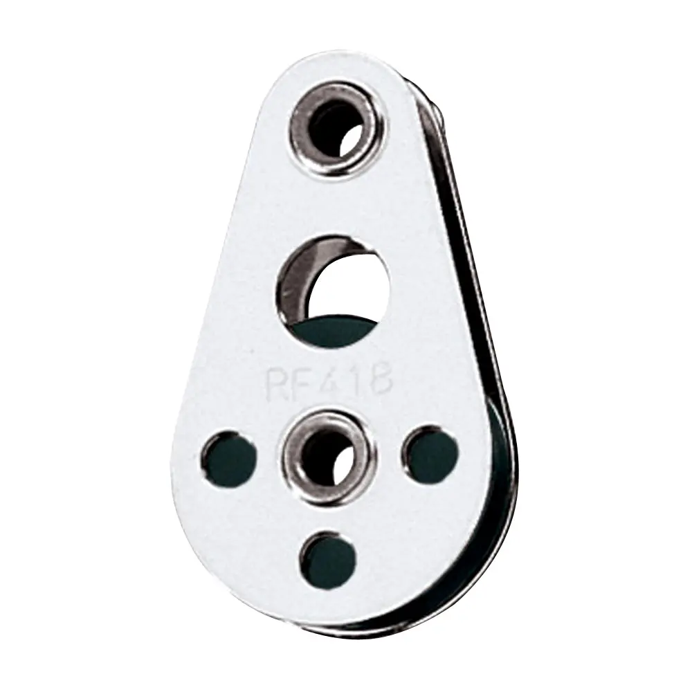 Ronstan Wire Block - Tubular Rivet Head W/Nylatron Sheave - 25Mm (1") Sheave Diameter [Rf418] 1