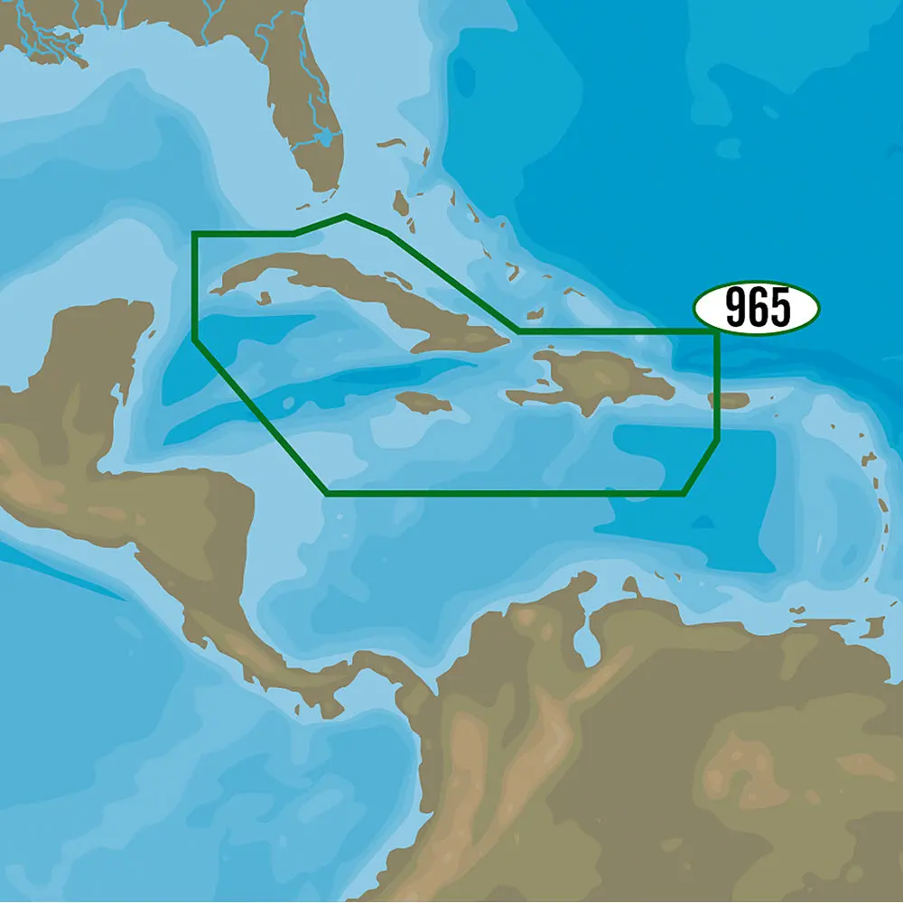 C-Map 4D Na-D965 - Cuba, Dominican Republic, Caymans & Jamaica [M-Na-D965-Ms] 1