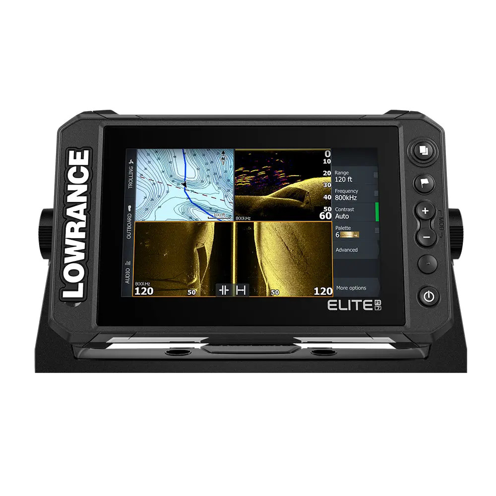 Lowrance Elite Fs 7 Chartplotter/Fishfinder With Hdi Transom Mount Transducer [000-15696-001] 1