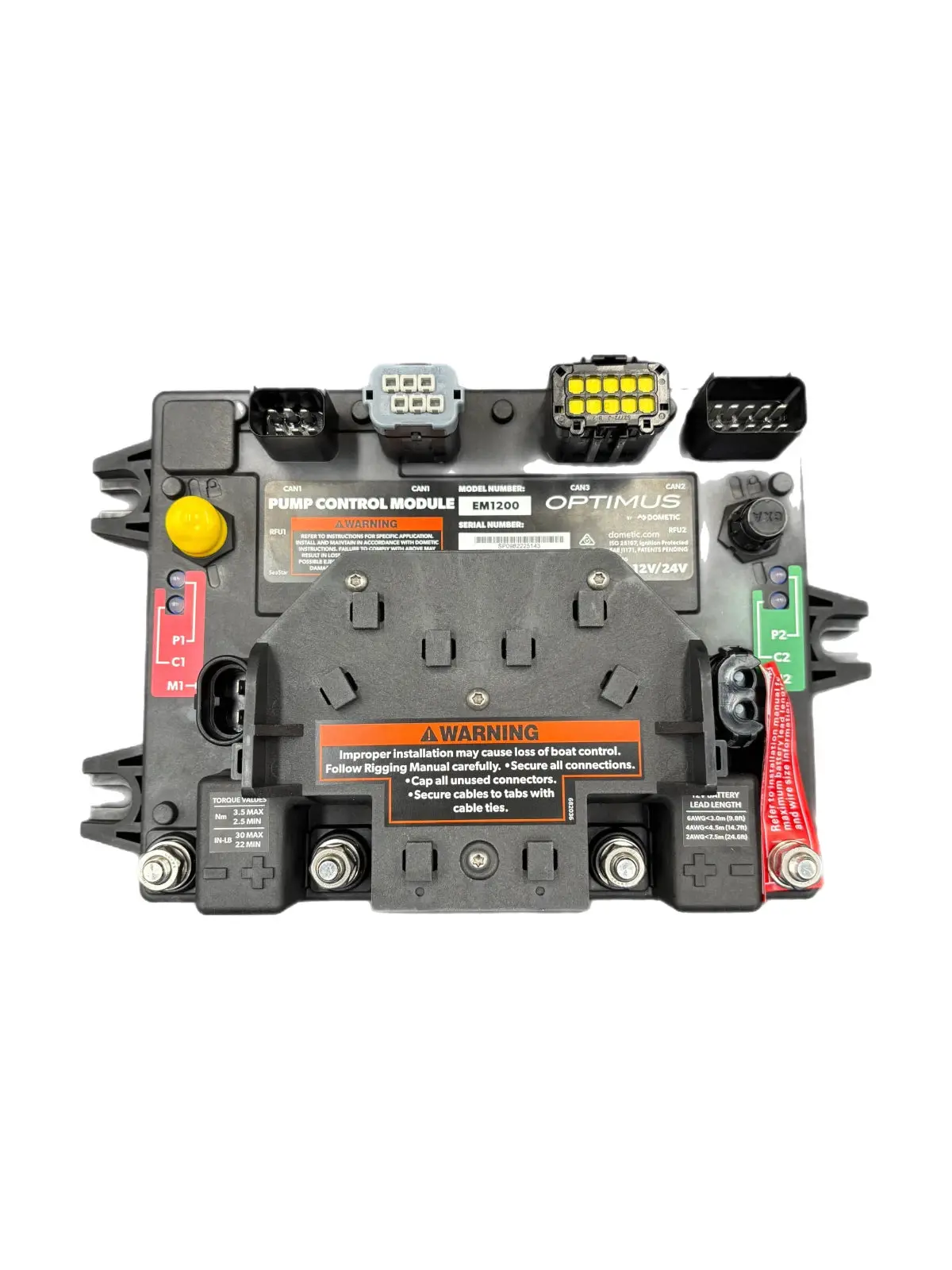 Seastar Dometic Optimus Pcm 12/24 Volt Pump Control Module Single Engine Em1200 1